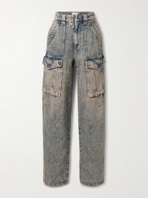 Isabel Marant Étoile Heilani High-rise Straight-leg Cargo Jeans