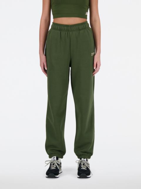 New Balance Linear Heritage Brushed Back Fleece Sweatpant