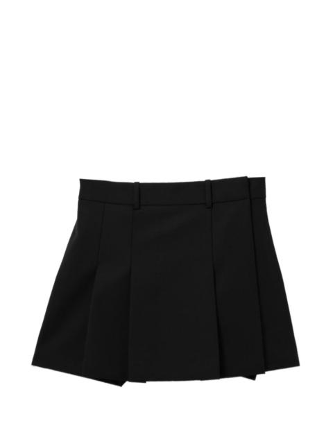 Helmut Lang pleated mini skirt