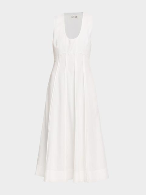 RÓHE Sculptural Waist Maxi Dress