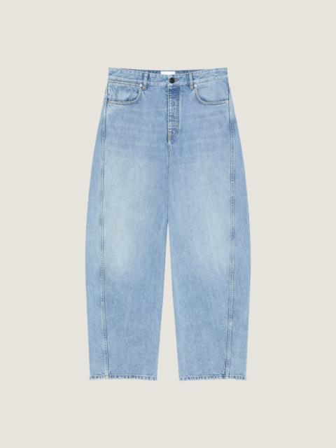 Givenchy COUTURE SEAM LIGHT BLUE JEANS