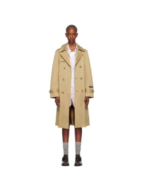 HommeGirls® Beige Classic Trench Coat