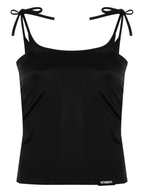 VETEMENTS cut-out panelled tank top