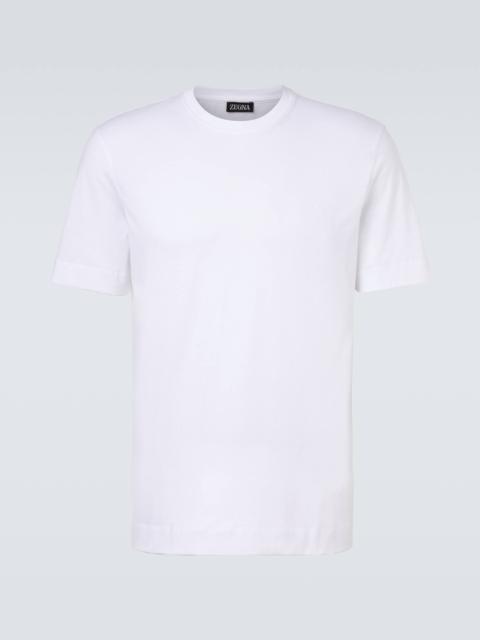 ZEGNA Logo cotton jersey T-shirt