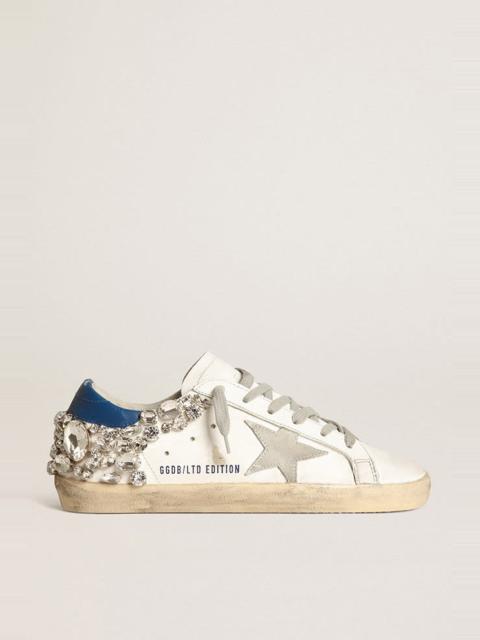 Super-Star sneakers with stones appliqués