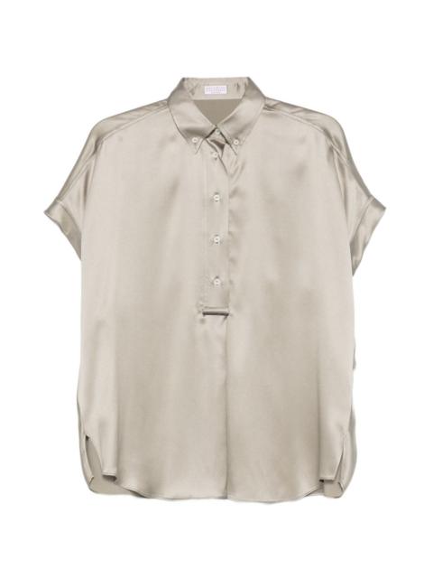 Brunello Cucinelli button blouse