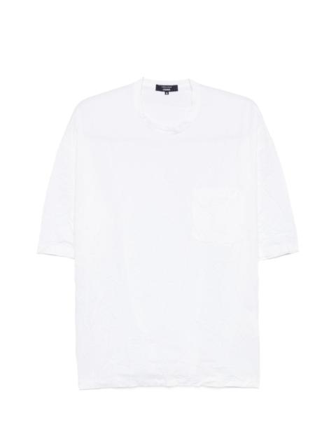 Comme des Garçons Homme crinkled chest-pocket T-shirt