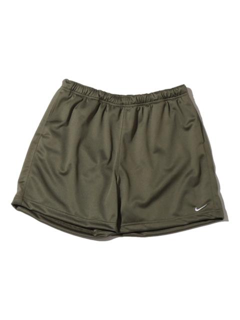 Nike Men's Nike Solid Color Minimalistic Elastic Waistband Logo Medium Olive Shorts DH4658-222