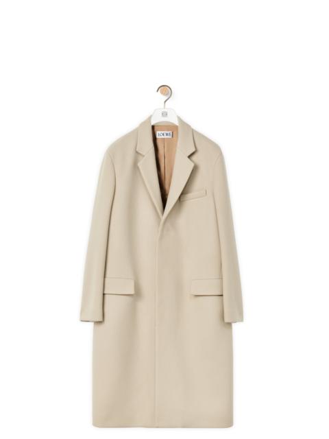 Loewe Single breasted coat in wool