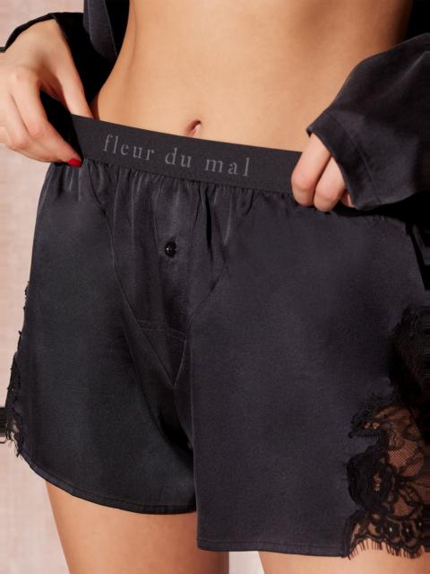 Fleur du Mal Washed Silk Unisex Boxer Short