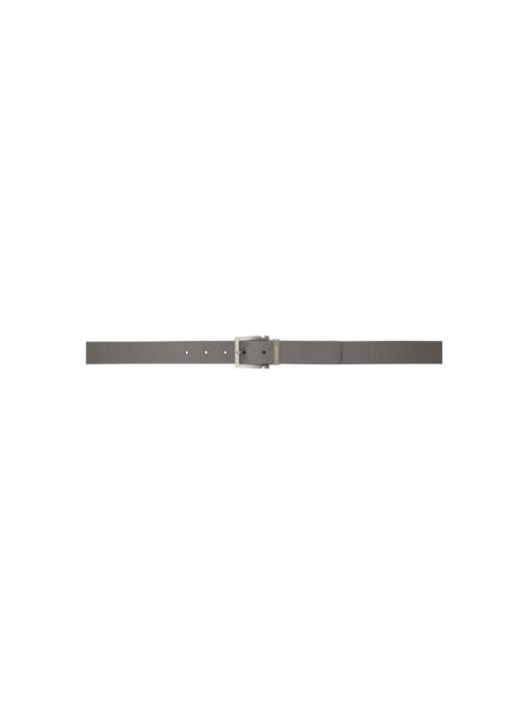 Black & Gray Reversible Pin-Buckle Belt
