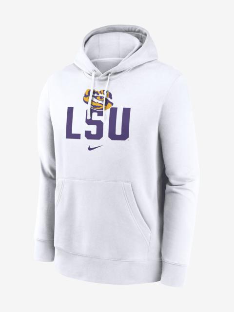 LSU Tigers Primetime Club Campus Nike Men's College Pullover Hoodie