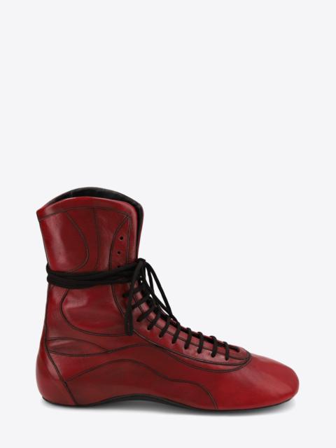 Dries Van Noten LEATHER HIGH TOP SNEAKERS