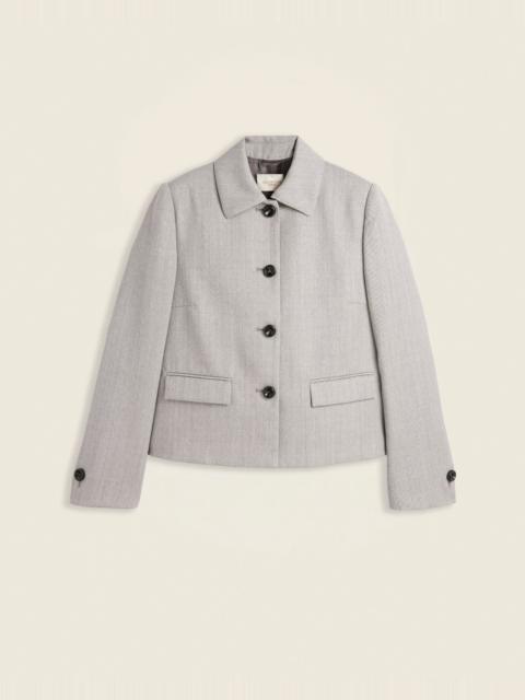 SLOWEAR Boxy fit wool cavalry-twill jacket