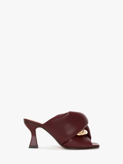 JW Anderson LEATHER CHAIN TWIST HEELS