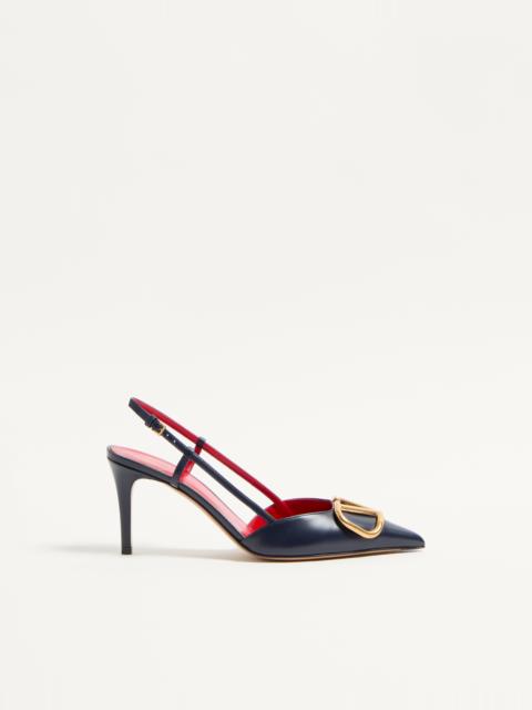Valentino VLOGO SIGNATURE CALFSKIN SLINGBACK PUMP 80MM / 3.15 IN.