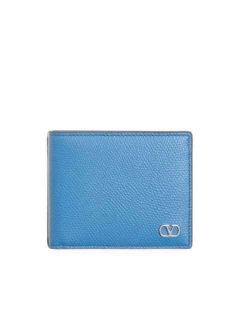 Valentino VLogo Signature grainy calfskin wallet