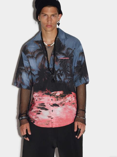 DSQUARED2 D2 SUNRISE BOWLING SHIRT