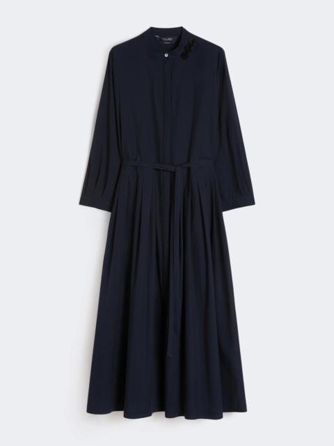 'S Max Mara Long cotton voile dress - ULTRAMARINE