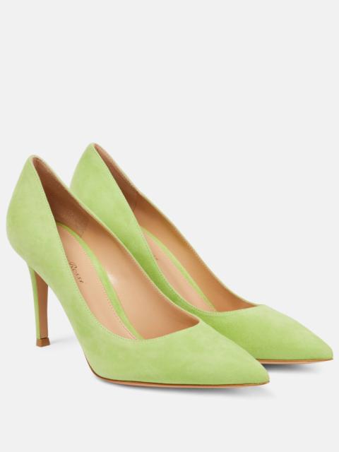 Gianvito 85 suede pumps