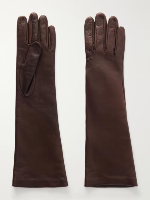 KALLMEYER Park leather gloves Dark brown