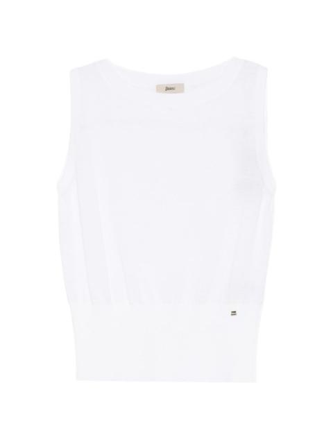 Herno round-neck tank top