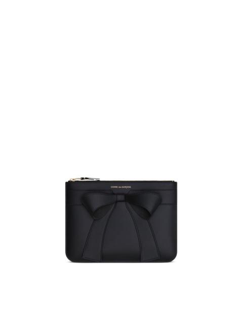 Comme Des Garçons Big Bow leather card case