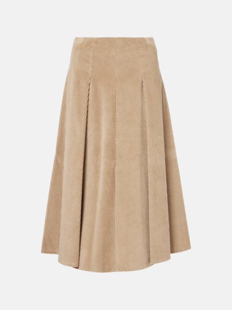 Brunello Cucinelli Cotton midi skirt