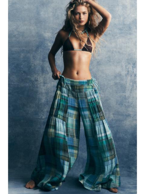 FREE PEOPLE Swept Off Madras Pants