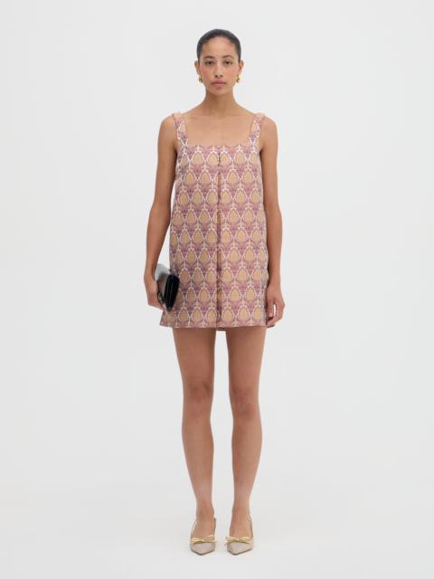 Hill House Home The Jasper Dress - Pimlico Foulard Ivory Multi