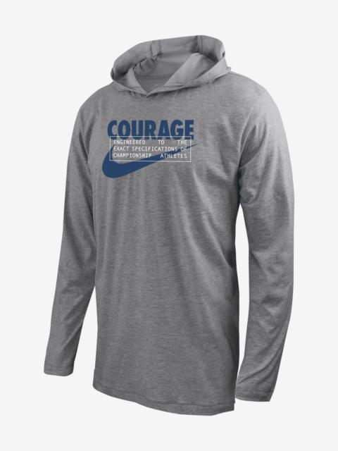 North Carolina Courage Nike Men's Soccer Long-Sleeve Hooded T-Shirt