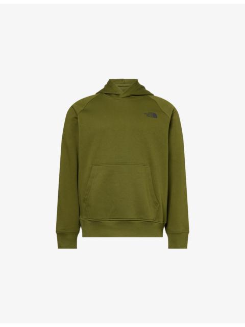 The North Face Raglan Box Logo-Print Cotton-Blend Hoody
