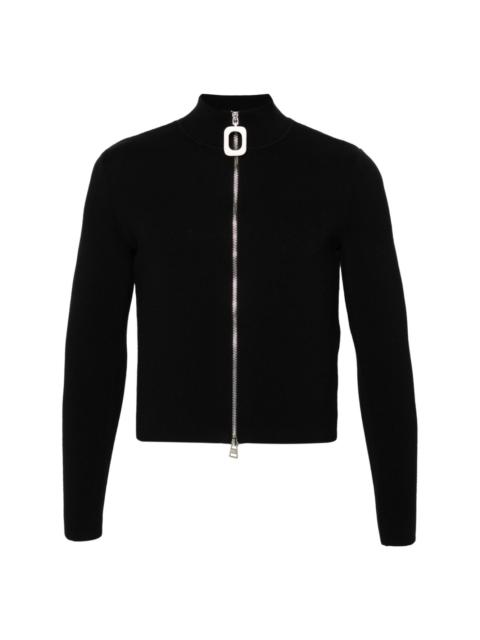 JW Anderson ribbed zip-up cardigan