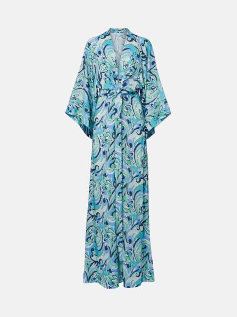 MELISSA ODABASH Eloise printed maxi dress