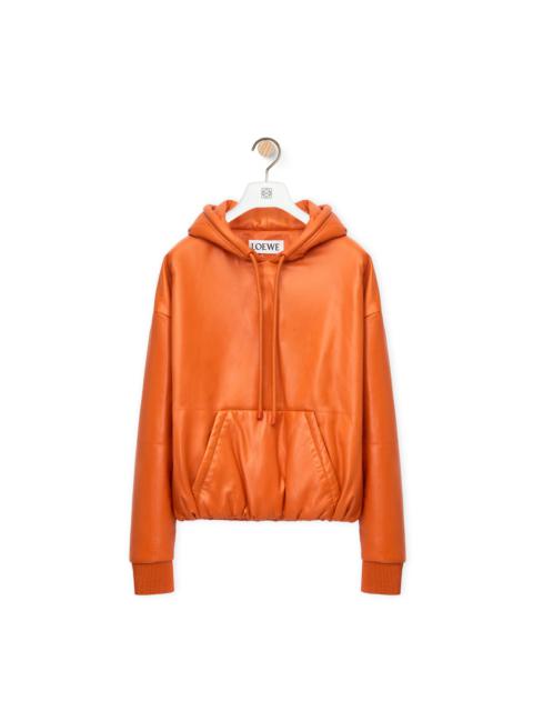 Loewe Puffer hoodie in nappa