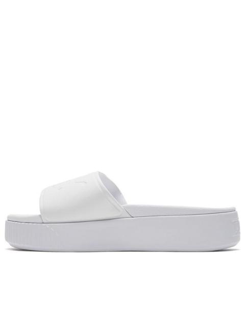 PUMA (WMNS) PUMA Platform Bold Slipper White 367064-02