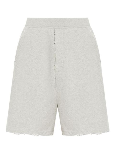 DSQUARED2 raw-cut track shorts