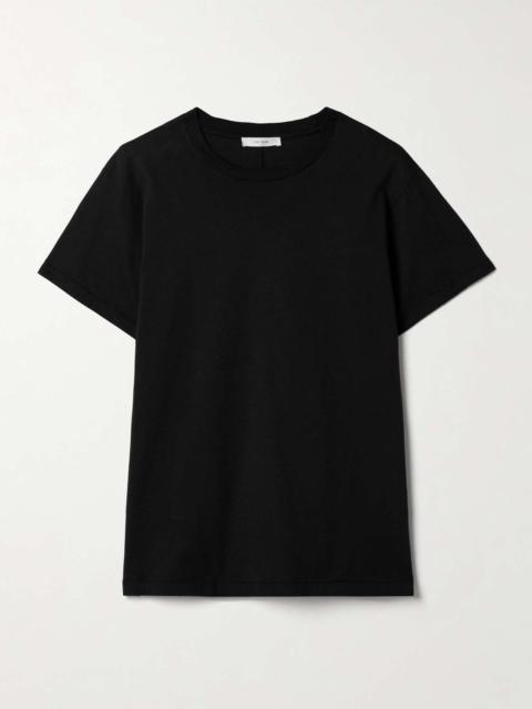 The Row Florie cotton-jersey T-shirt Black