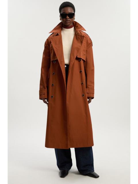 KAREN MILLEN Relaxed Polished Trench Coat