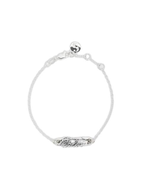 STOLEN GIRLFRIENDS CLUB scripted-pin bracelet