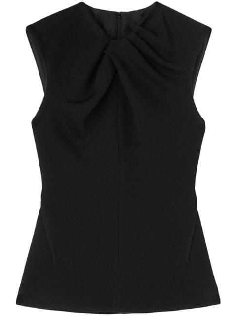 Jil Sander pleat-detailing sleeveless top