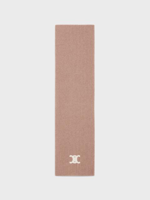 CELINE triomphe scarf in seamless cashmere
