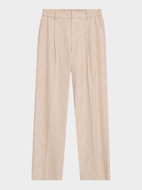 SIMKHAI Men's Pleated Pull-On Pants