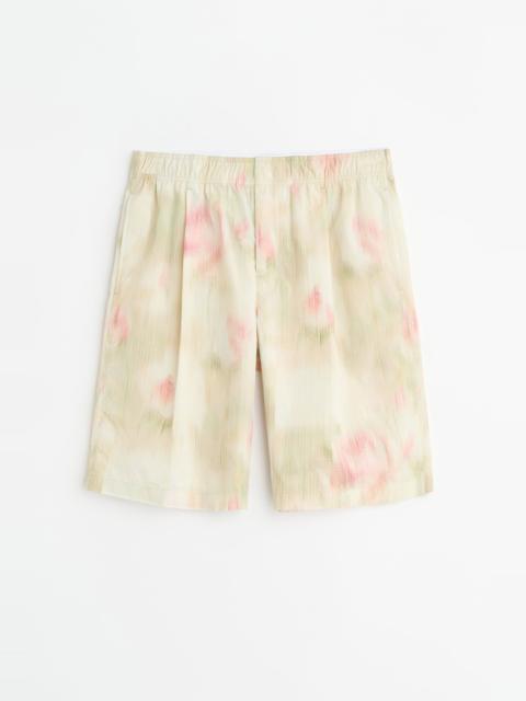 Our Legacy Leisure Shorts Flower Grid Ripstop