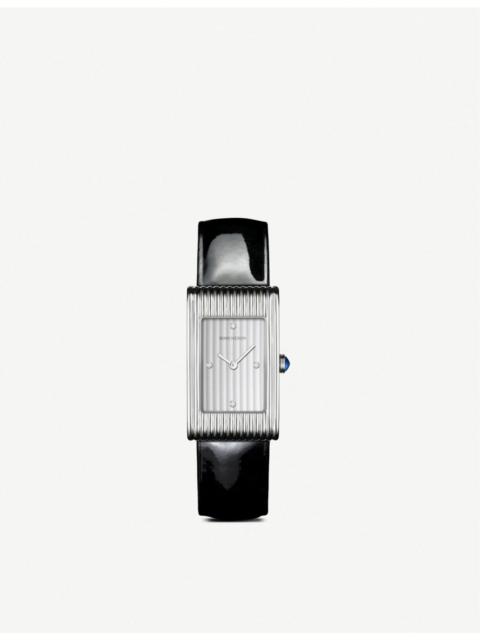 Boucheron 모델 번호: WA030401 Reflet 중간 스테인리스 및 사파이어 시계