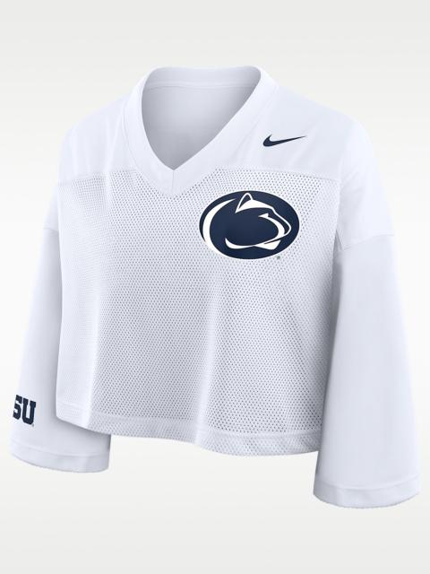 Nike Penn State Jersey Women's Nike Dri-FIT College Cropped Top