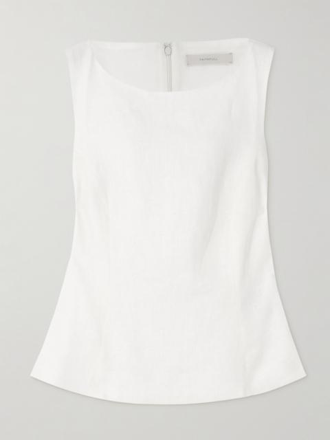 FAITHFULL Ana Linen Tank