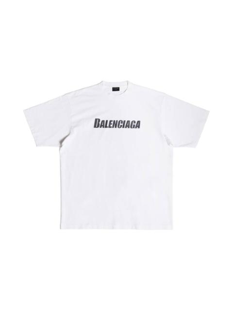 BALENCIAGA Caps T-shirt Boxy Fit in White