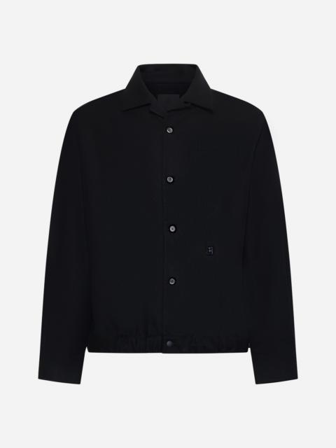 Wool overshirt