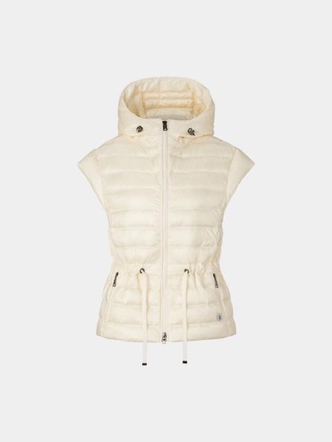 BOGNER Ennie lightweight down vest in Off-white